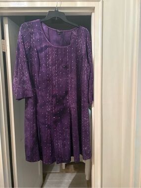 Sami & Jo Purple Embellished Tunic